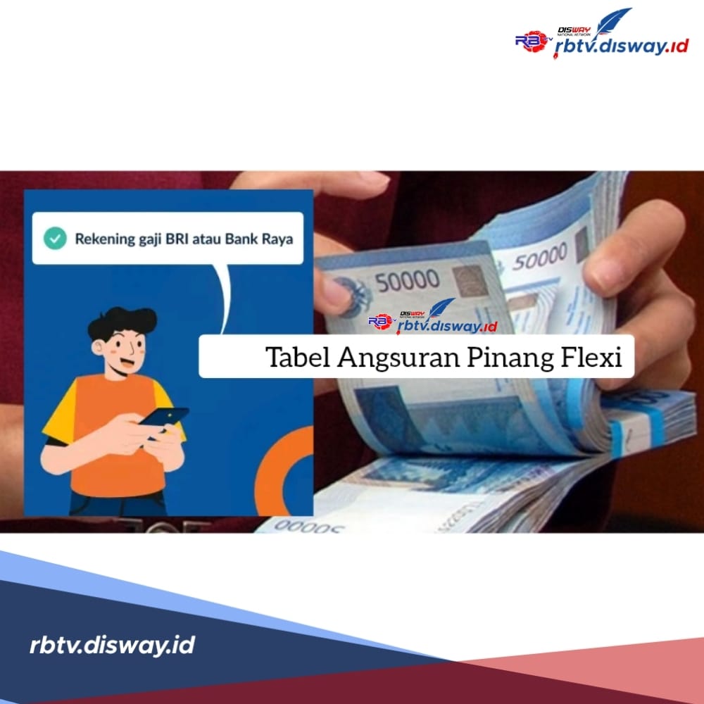 Tabel Angsuran Pinang Flexi BRI Pinjaman Rp 10 Juta, Ajukan Cuma Pakai Persyaratan Ini