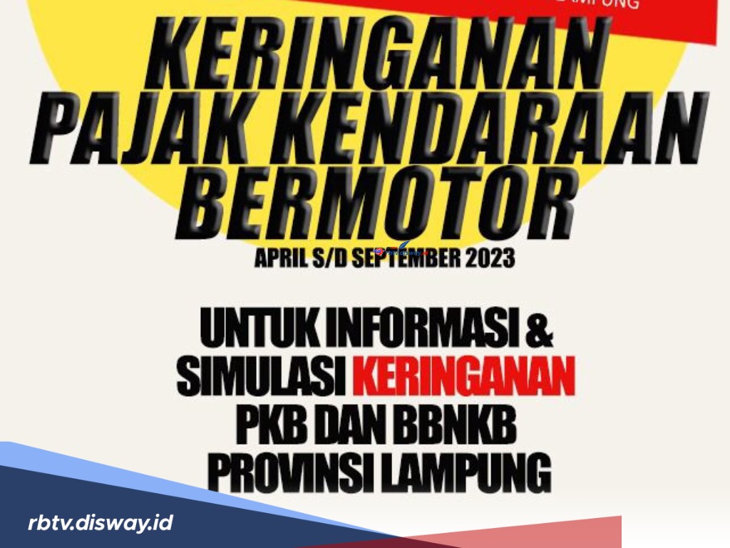 Warga Lampung Wajib Tahu, Ini Syarat Pemutihan Pajak Motor Lampung, Buat Persiapan!