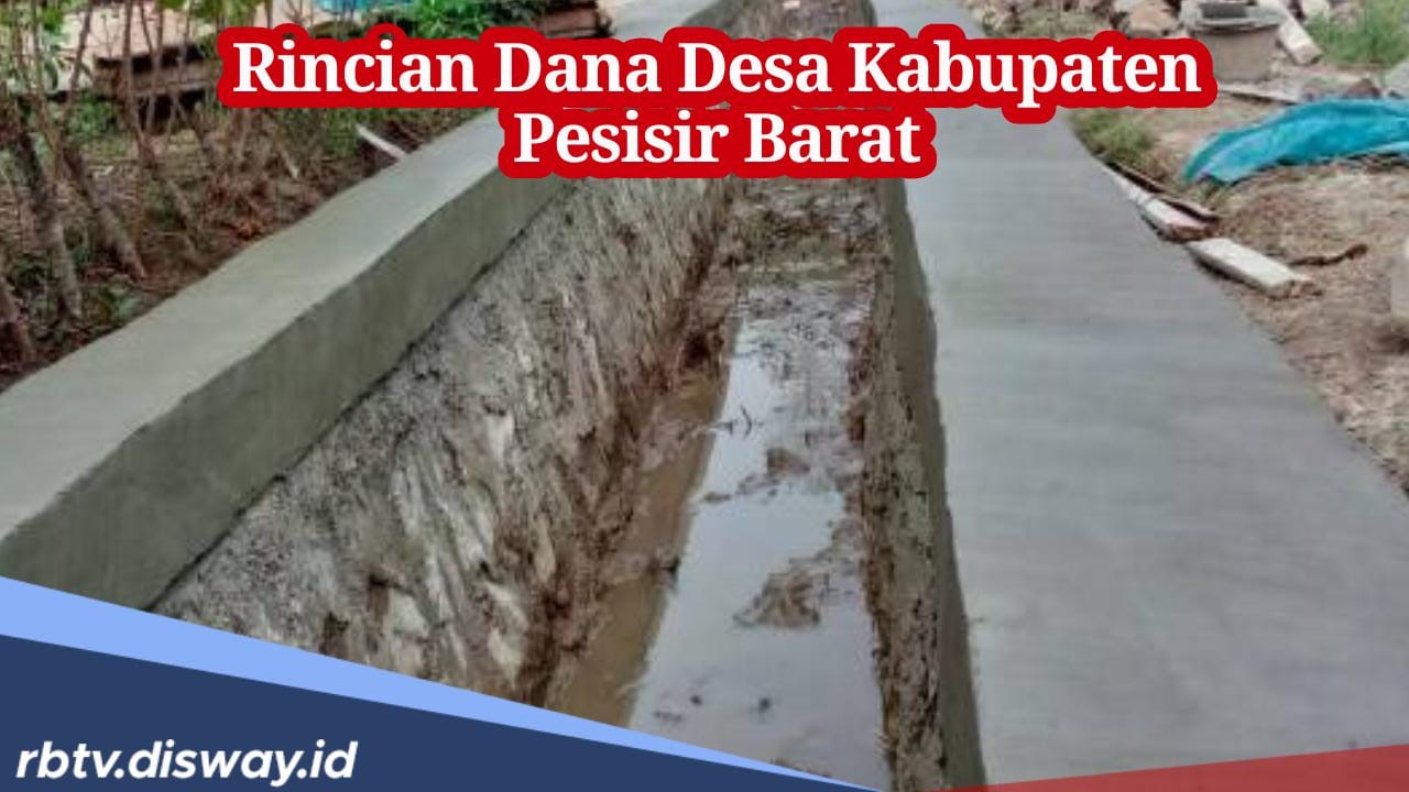 Lengkap, Berikut Rincian Dana Desa Kabupaten Pesisir Barat 2024 di 116 Desa, Silakan Cek