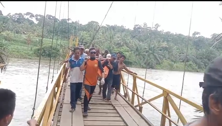 Setelah Dua Hari Pencarian, Korban Hanyut Ditemukan Dalam Kondisi Sudah Meninggal Dunia 