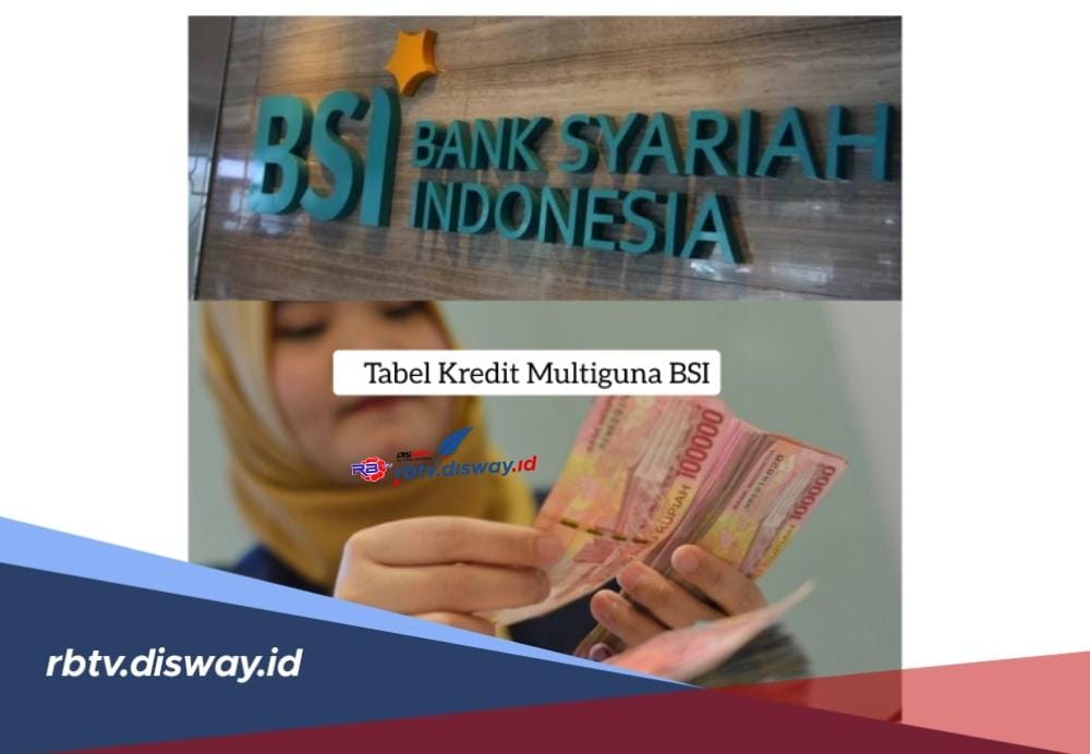 Tabel Kredit Multiguna BSI Plafon Rp 30-50 Juta, Ikuti Langkah Simpel Cara Pengajuannya Berikut Ini