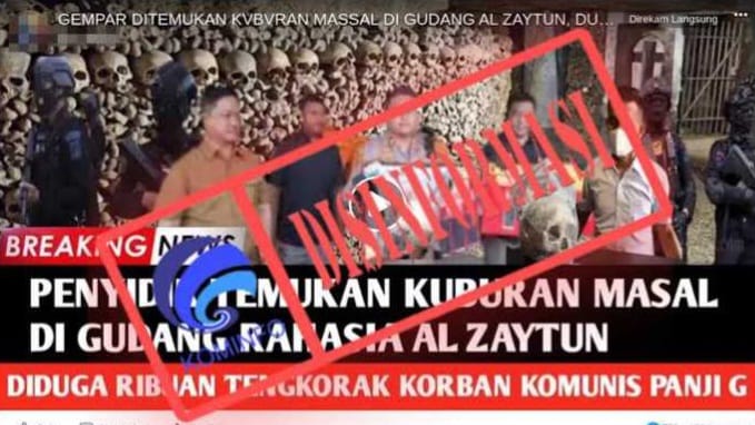 Awas Hoak, Beredar Video Dengan Narasi Penemuan Tengkorak di Ponpes Al Zaytun