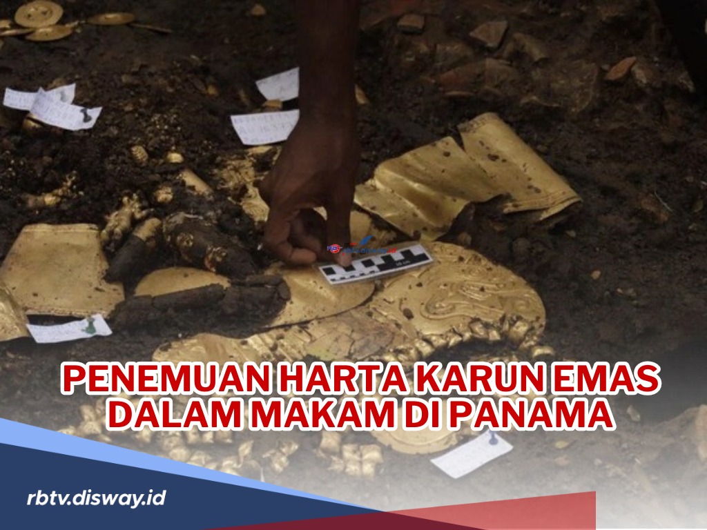 Penemuan Harta Karun Emas Berusia dari 1.300 Tahun dalam Makam di Panama oleh Para Arkeolog 