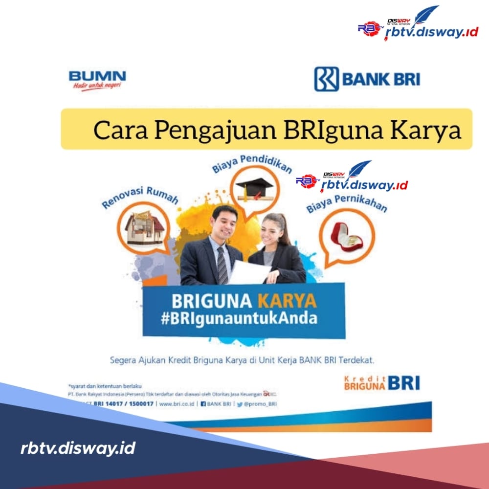 Cara Pinjam Uang di BRIguna Karya Rp 20 Juta, Segera Ajukan di Sini Langsung Cair 