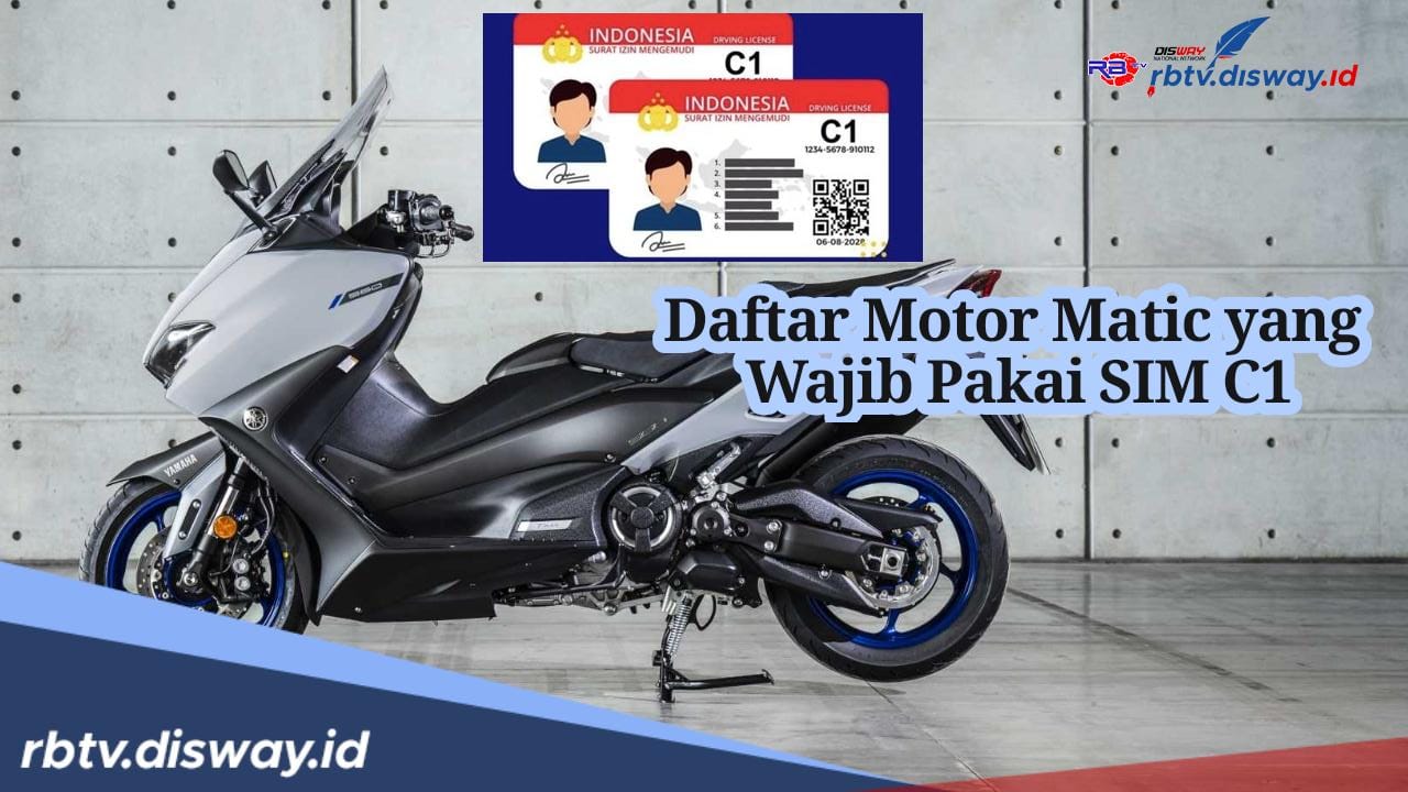 Daftar 10 Motor Matic yang Wajib Pakai SIM C1, Kamu Punya? Siap-siap Harus Bikin