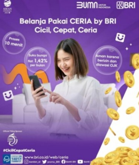 Cuma 30 Menit Cair Rp20 Juta, Ini Langkah Mudah Pinjam Uang Online di BRI CERIA Cepat Cair 2023