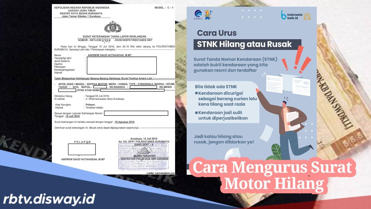 7 Cara Mudah Mengurus Surat-surat Motor yang Hilang, Segini Biaya yang Harus Disiapkan