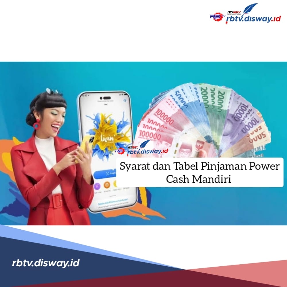 Punya Aplikasi Livin Mandiri dan Butuh Uang Rp10 juta Tanpa Jaminan, Cek Syarat dan Tabel Pinjaman Power Cash