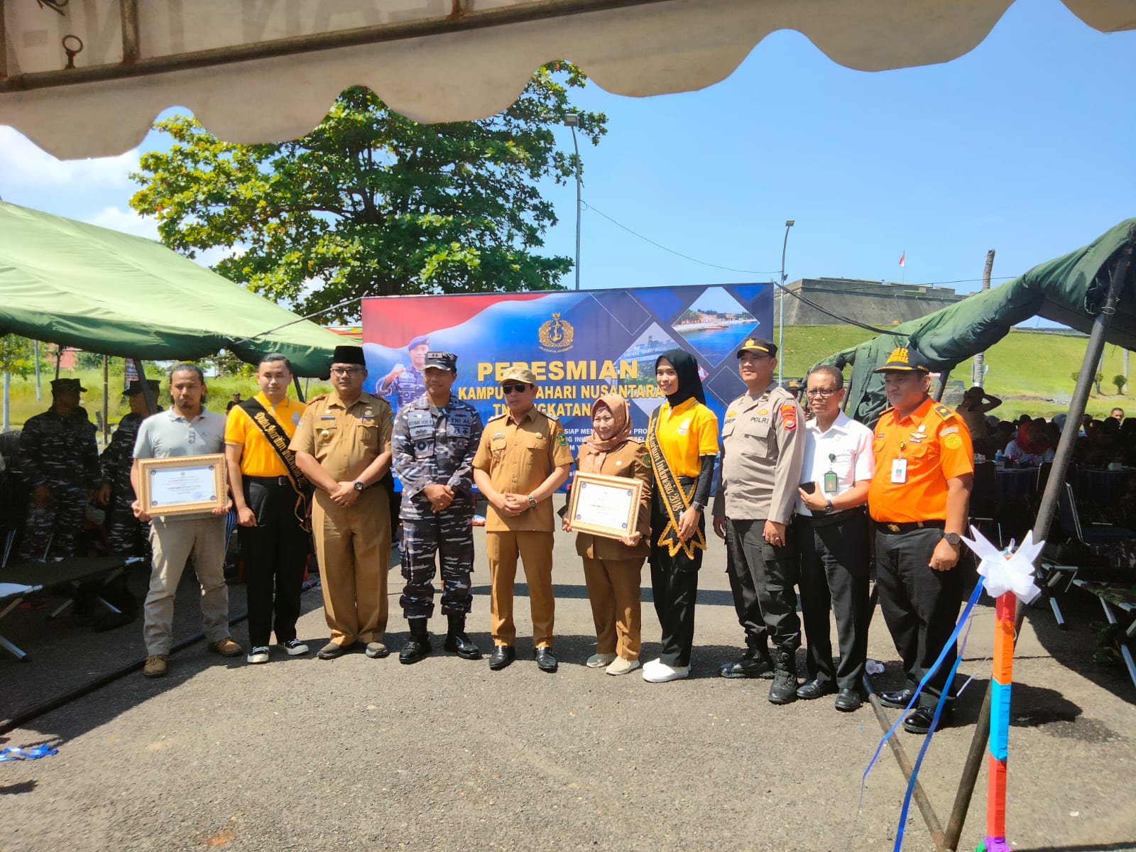 Kota Bengkulu Punya Kampung Bahari Nusantara Binaan Lanal