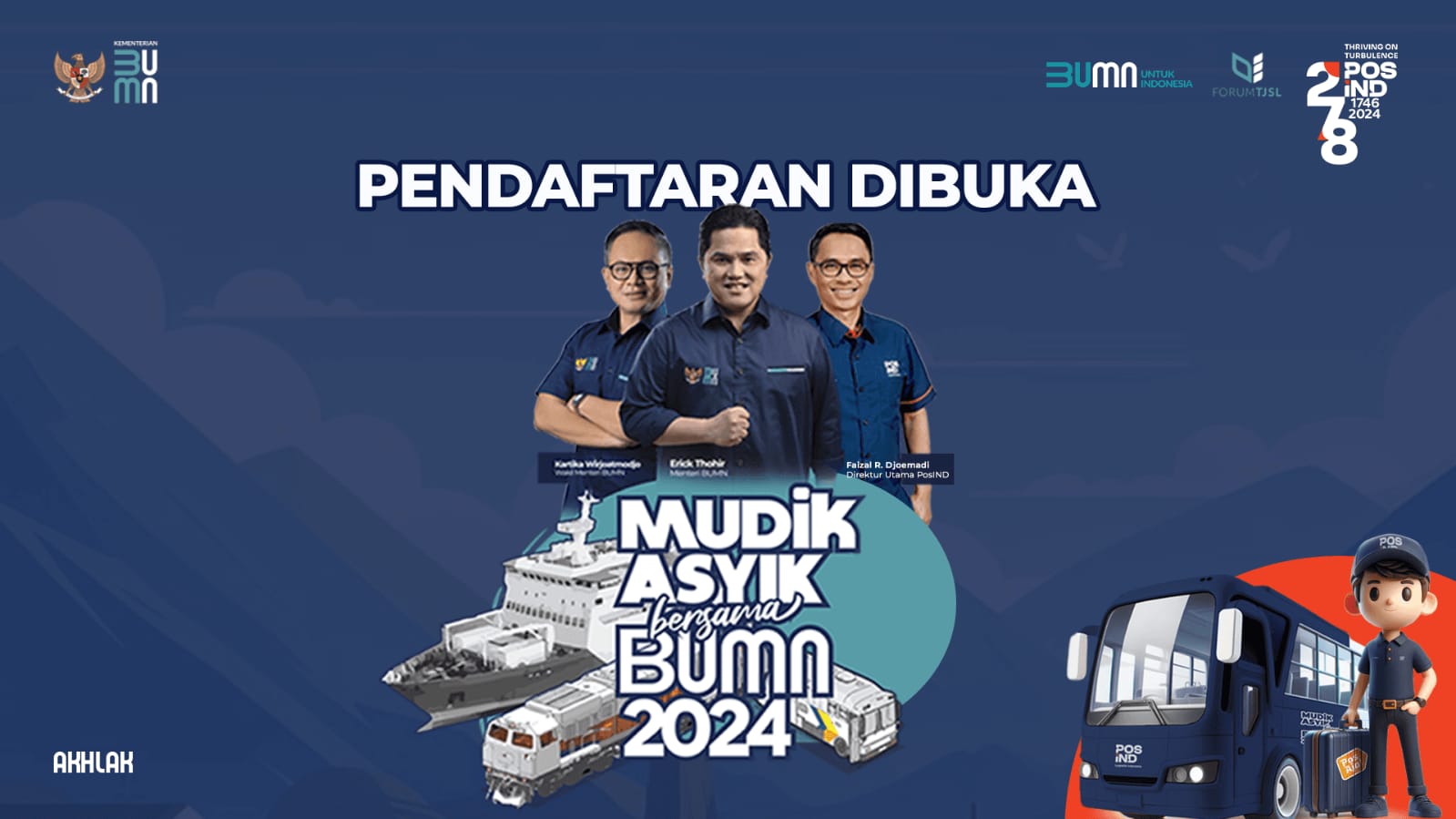 Mudik Gratis Lebaran 2024 Bareng PT POS, Berikut Cara Pendaftaran dan Rute Keberangkatan