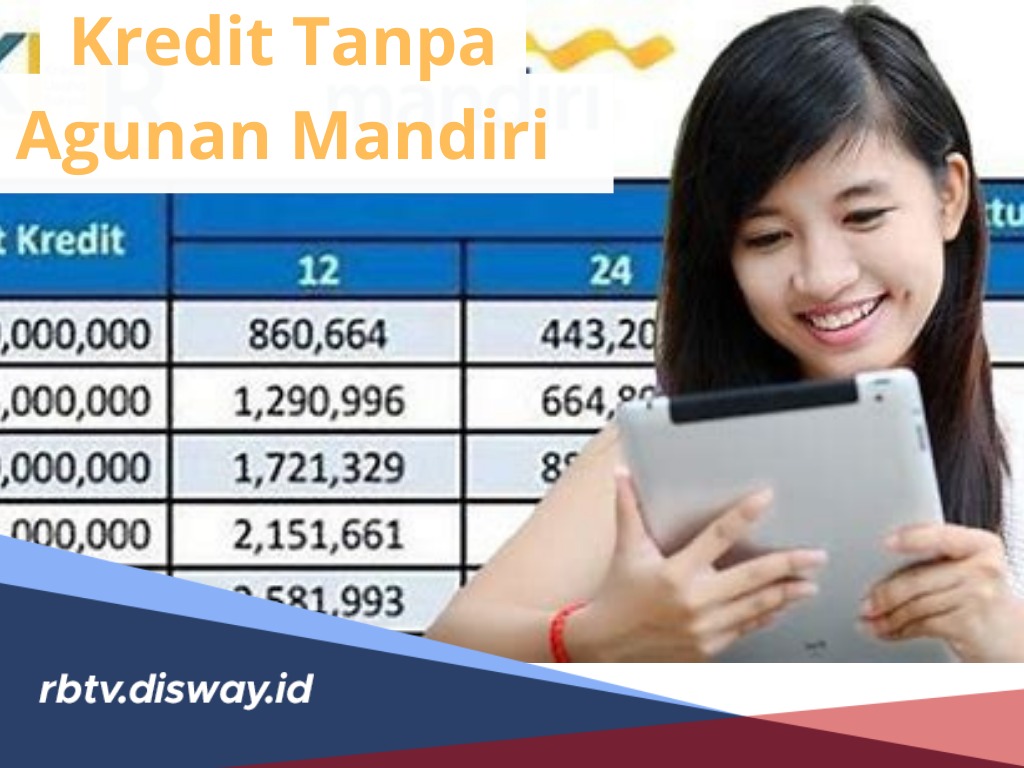 Kredit Tanpa Agunan Mandiri, Bisa Ajukan Dana Rp 200 Juta, Ini Cara Pinjamnya