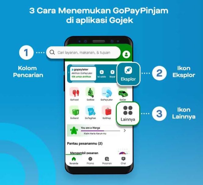 Cairkan Dana Berkali-kali Hingga Rp 15.000.000, Ini Cara Gampang Pinjam Uang di GoPayPinjam