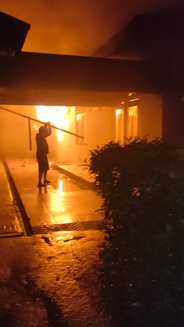 Gedung SMAN 1 Rejang Lebong Terbakar