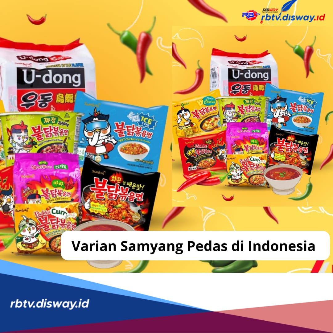 Denmark Tarik Produk Samyang, Ini Daftar 9 Varian Samyang Pedas di Indonesia