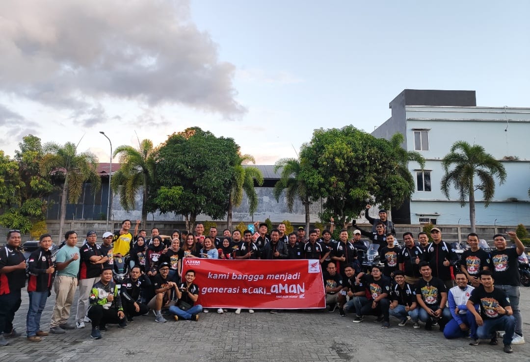 Astra Motor Bengkulu Mengedukasi safety riding Komunitas Otomotif