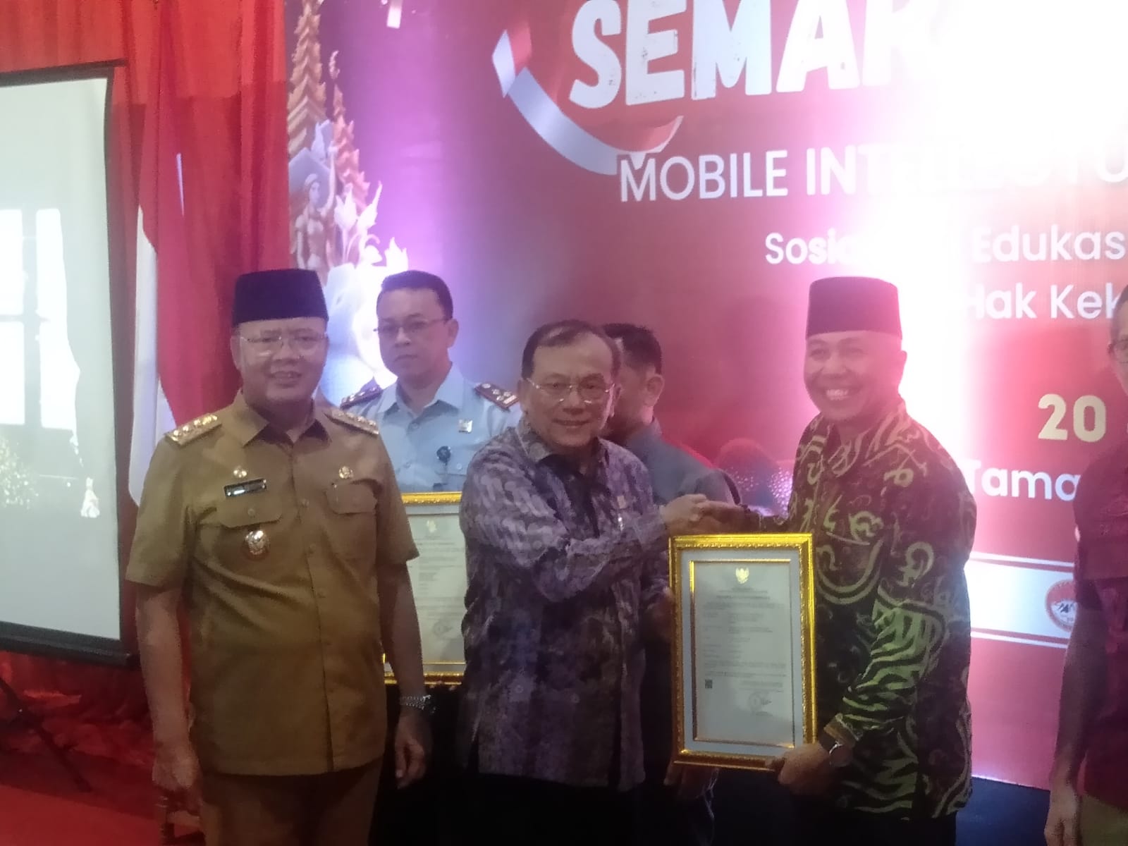 Festival Semarak Berkreasi MIC Kemenkumham dan Penyerahan Sertifikat 