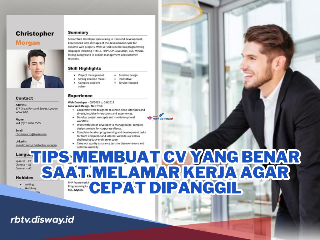 Jangan Asal, Ini Tips Membuat CV yang Benar saat Melamar Kerja agar Cepat Dipanggil