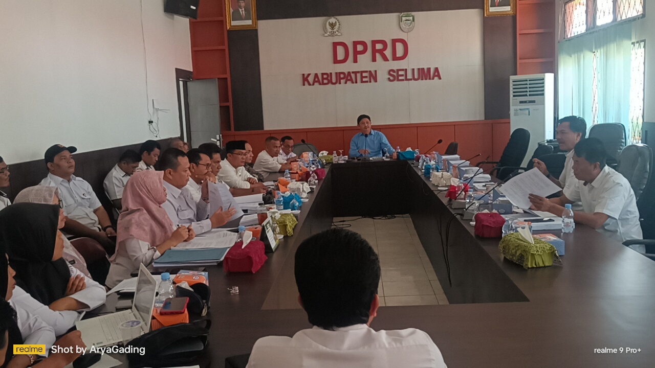 Bapemperda DPRD Seluma Setujui 6 Raperda Usulan Eksekutif, Diantaranya Penyertaan Modal Rp 5 Miliar 