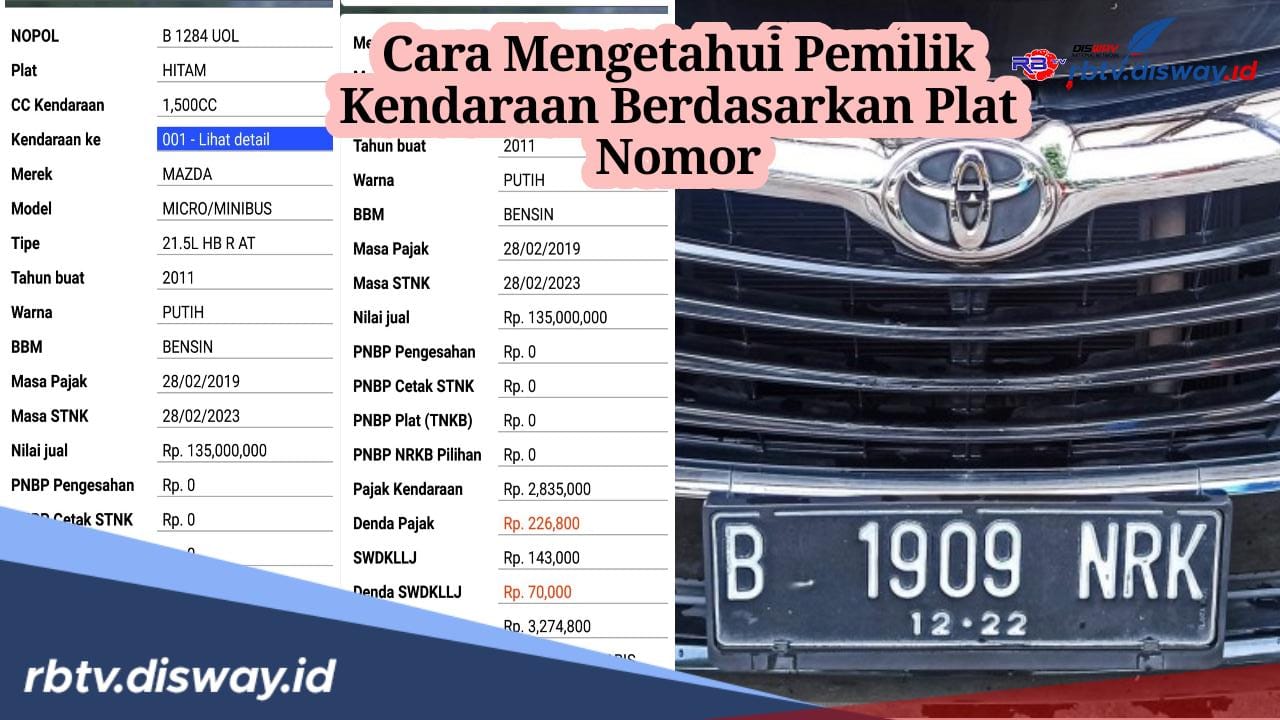 4 Cara Mengetahui Nama Pemilik Kendaraan Berdasarkan Plat Nomor, Langsung Berhasil