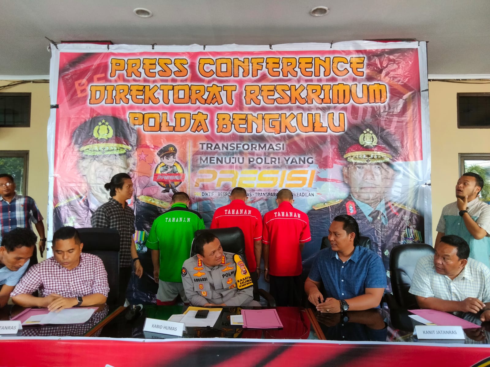 Ops Musang Nala 2024, Polda Bengkulu Tangkap 89 Tersangka, 405 Unit BB Sepeda Motor Diamankan