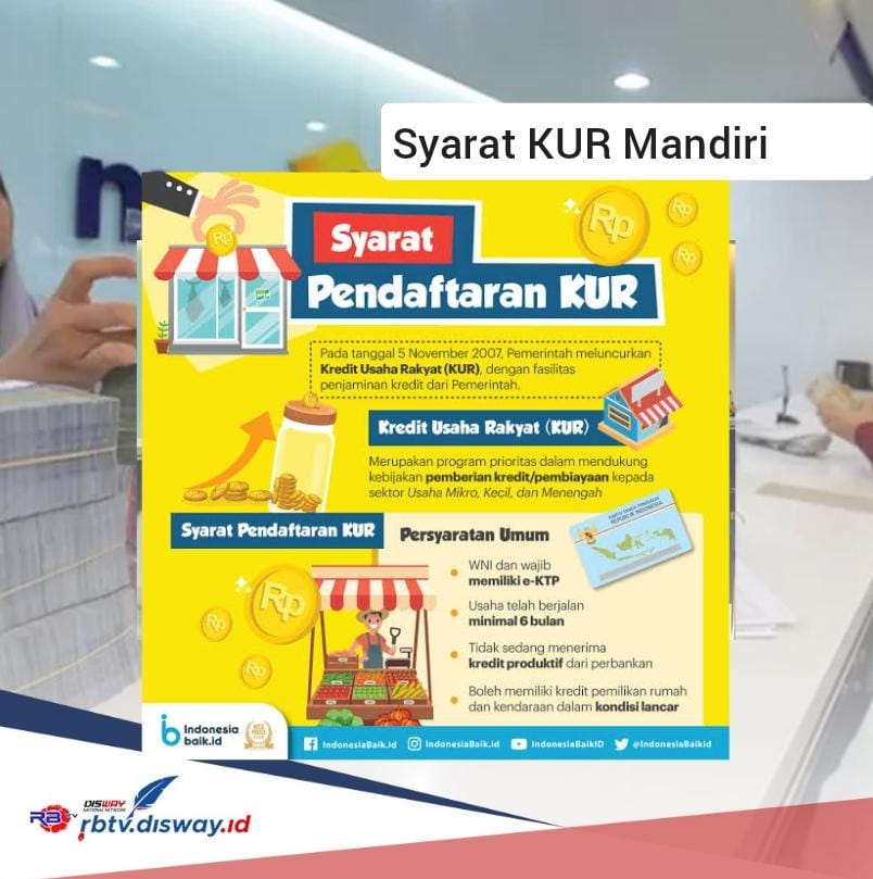 Syarat KUR Mandiri 2024, Simak 6 Cara Mudah Lolos Pengajuan Pinjaman Rp 10 Juta