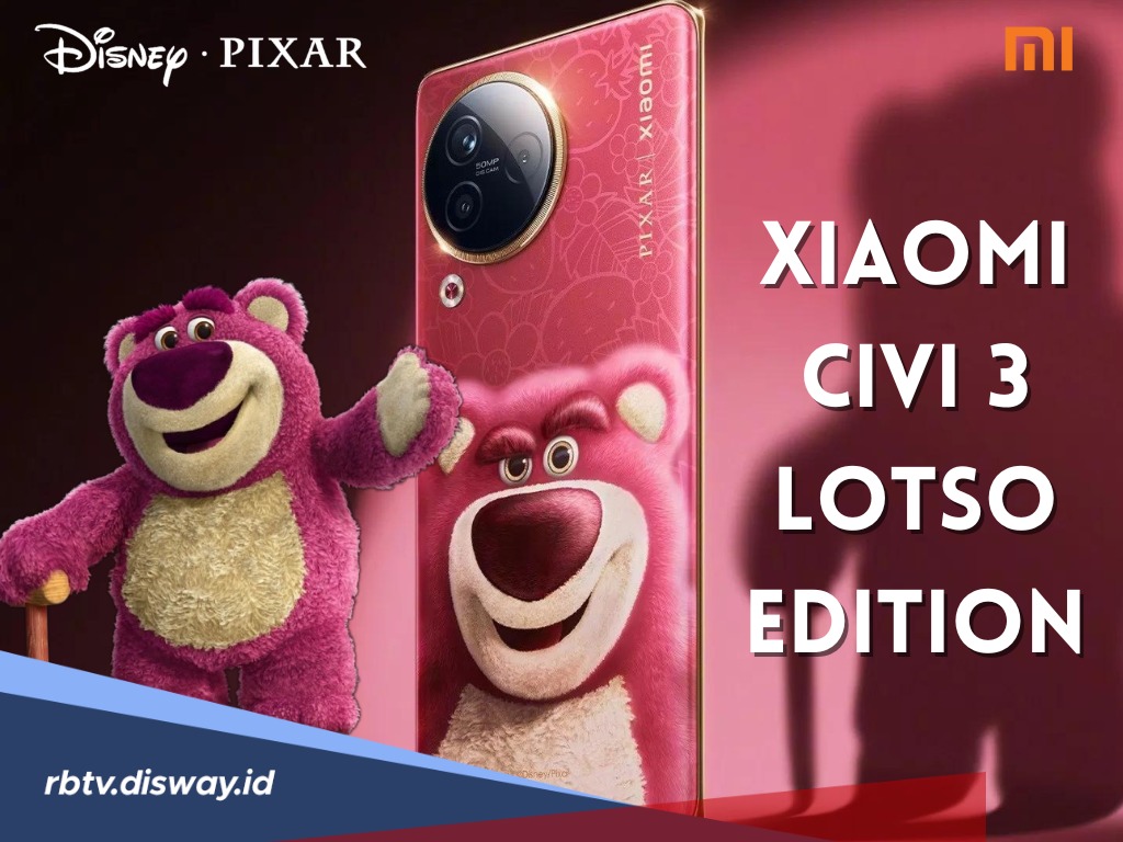 Pecinta Lotso Wajib Tahu, Ada Xiaomi Civi 3 Lotso Edition Spesial, Begini Spesifikasi dan Harganya