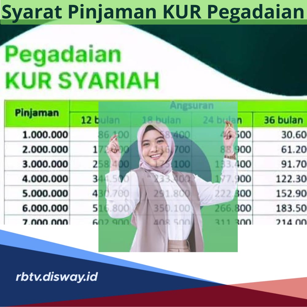 Simak, Syarat Pinjaman KUR Pegadaian, Dapatkan Dana Rp 5 Juta Tenor Capai 3 Tahun, Cek juga Cara Pengajuannya