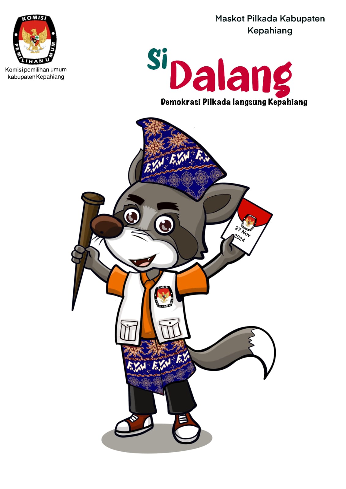 Si Dalang Maskot Pilkada Kepahiang Diperkenalkan Sabtu Malam