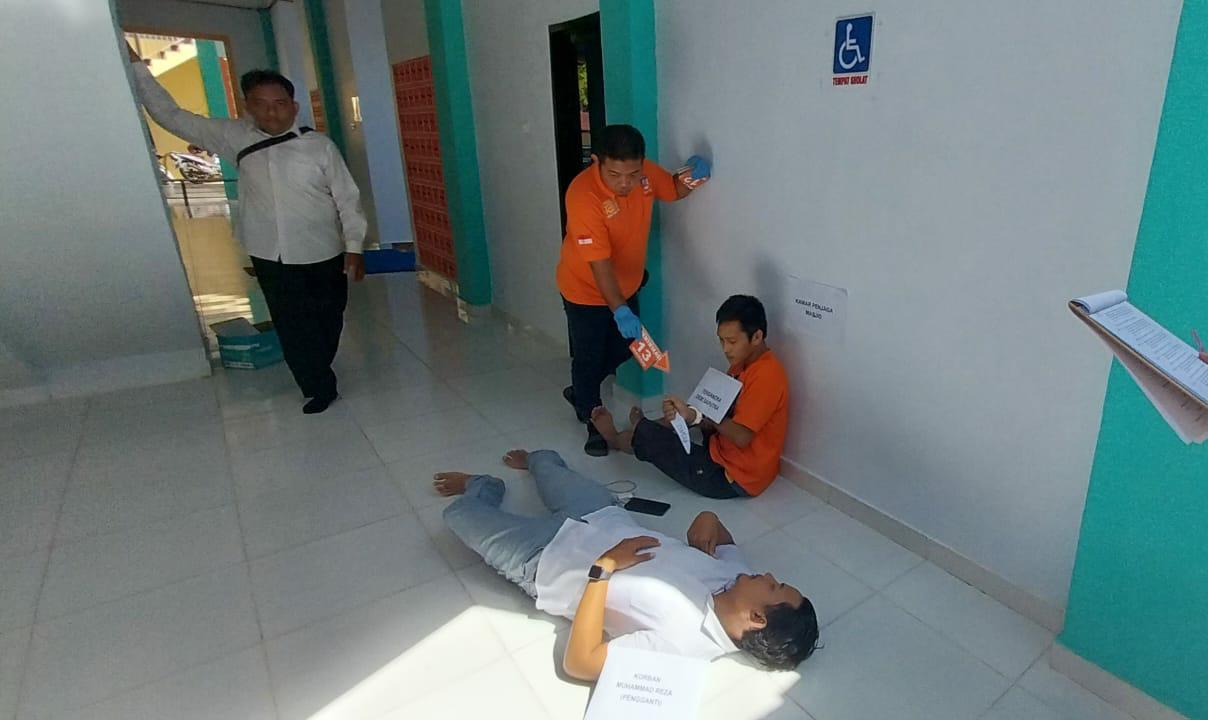 Marbot Bernama Muhammad Itu Dihabisi Dalam Kamar. Rekonstruksi Peristiwa Pulau Baai 