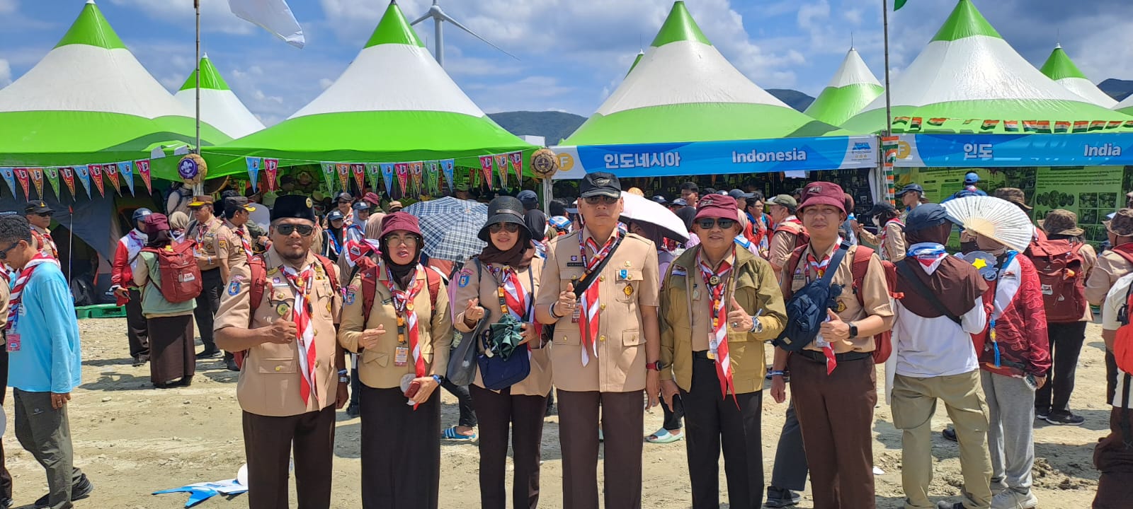 Jambore Pramuka Dunia Dilanda Cuaca Panas, Kondisi Kontingen Asal Bengkulu Sehat Sudah Dipindah ke Asrama 