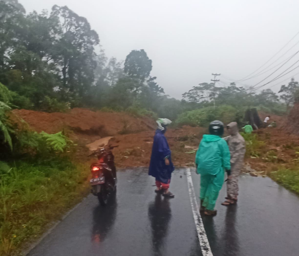 Diguyur Hujan, 3 Titik di Bukit Resam Longsor, Lalin ke Lebong Lumpuh