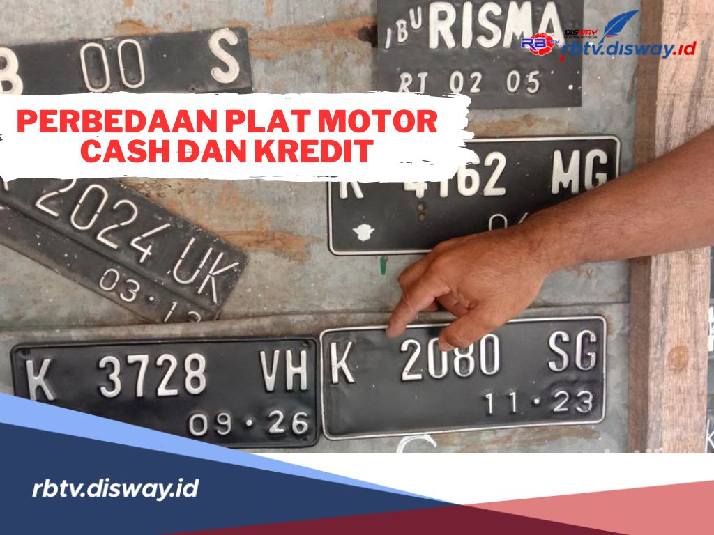 Adakah Perbedaan Plat Motor Cash dan Kredit? Begini Penjelasan Pihak Kepolisian