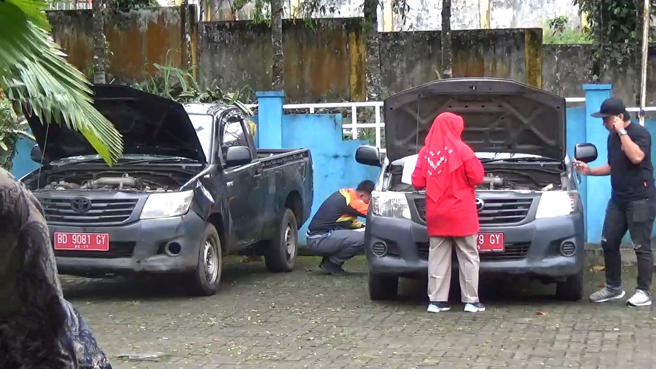 Jaksa Kandangkan Tiga Unit Mobil Bantuan Kementerian Desa