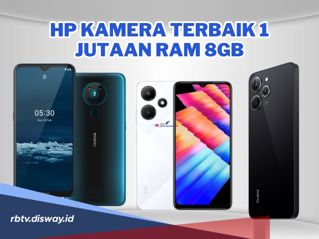 Daftar 6 Merek HP Kamera Terbaik Rp 1 Jutaan Ram 8 GB, Solusi Hp Murah yang Lancar Multitasking!