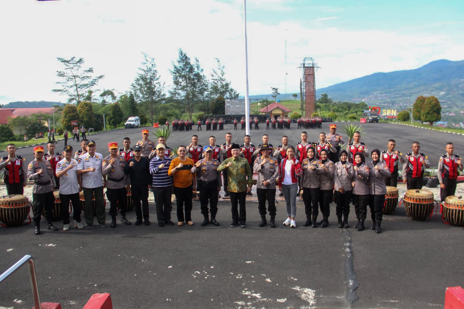 Datang ke Rejang Lebong, Gubernur Temui Calon Bintara Polri di SPN Bukit Kaba