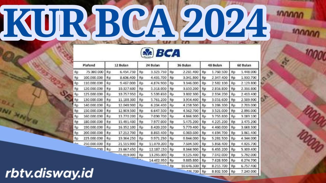 3 Jenis KUR BCA 2024 Tawarkan Pinjaman Mulai Rp10 Hingga Rp500 Juta, Catat Ini Syaratnya