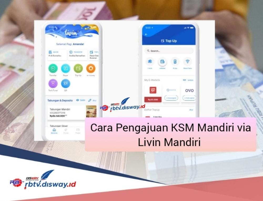 Cara Pengajuan KSM Mandiri via Livin Mandiri, Modal KTP Dana Rp 25 Juta Langsung Cair ke Rekening 