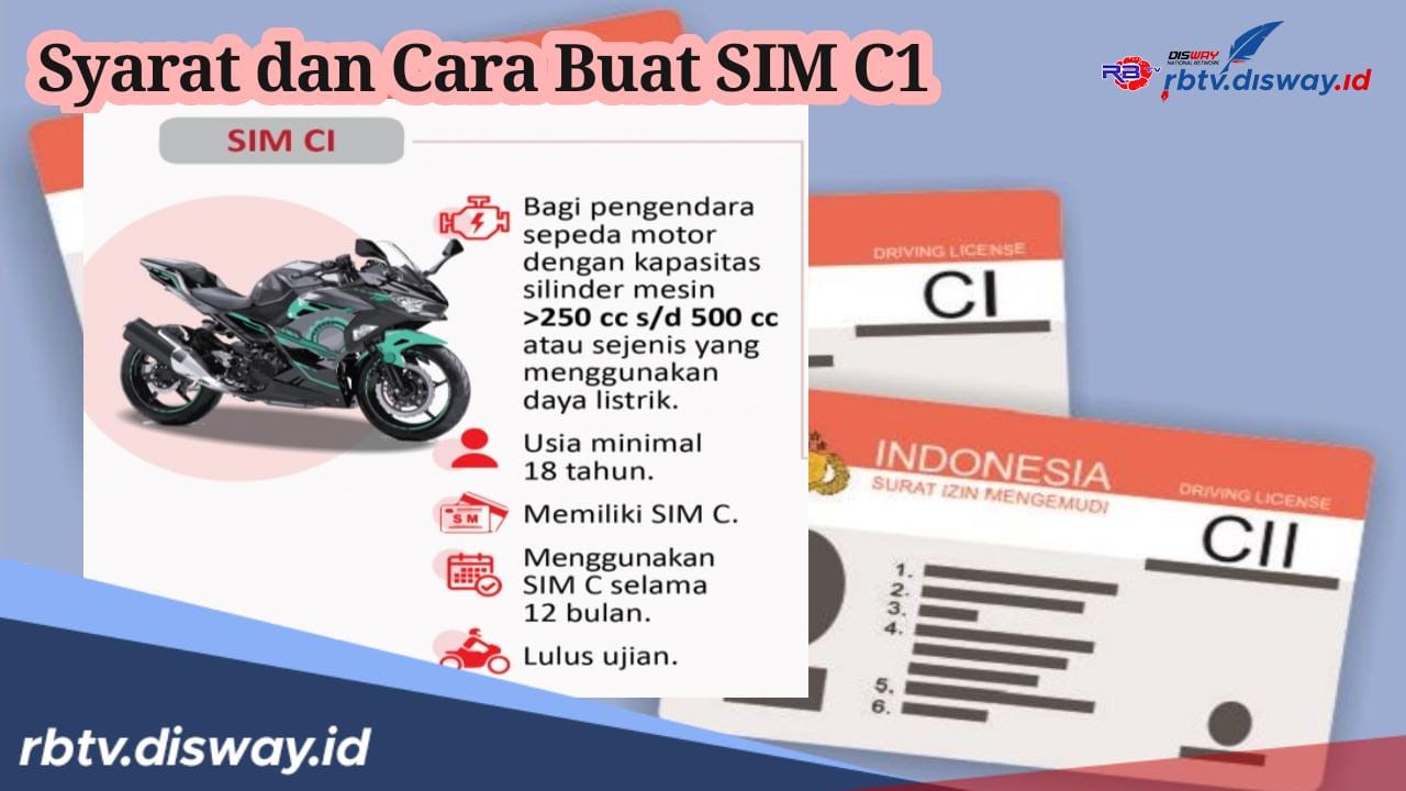 Jangan Keliru! Ini Syarat dan Cara Buat SIM C1, Pengguna Moge Harus Tahu