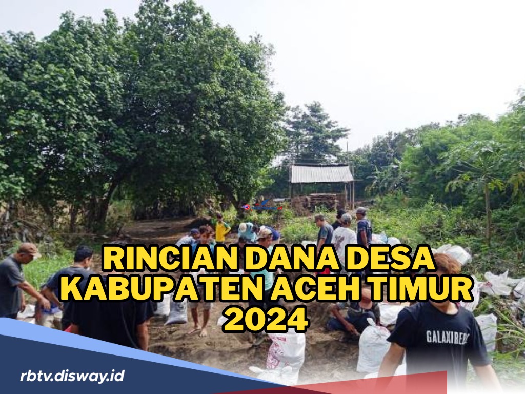 Dana Desa Kabupaten Aceh Timur 2024 di 513 Desa, Ini Rincian Dana yang Diterima