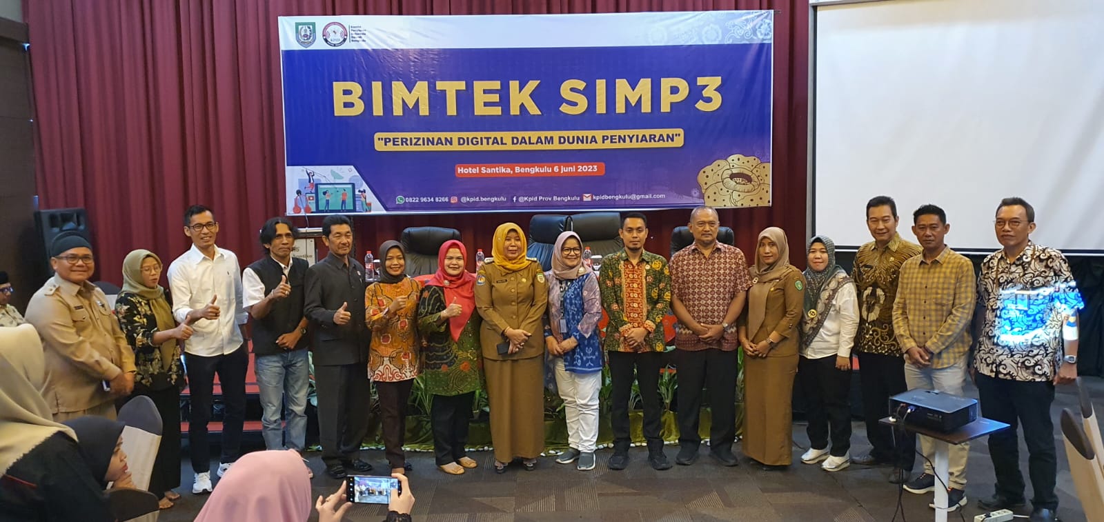 Bimtek SIMP3 KPID Bengkulu, Wadah Memahami Perizinan Secara Online