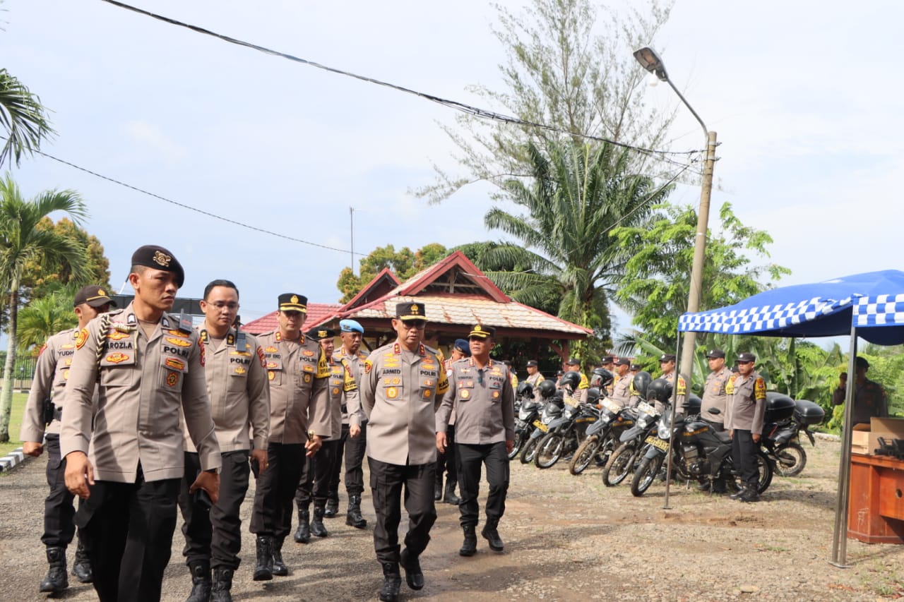 Kapolda Bengkulu Cek Kesiapan Polres Seluma, KPU Gencar Simulasi Pemungutan Suara Cegah PSU