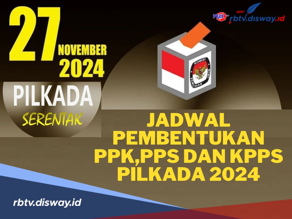 Siapkan Diri Anda! Berikut Jadwal Pembentukan PPK, PPS dan KPPS Pilkada 2024