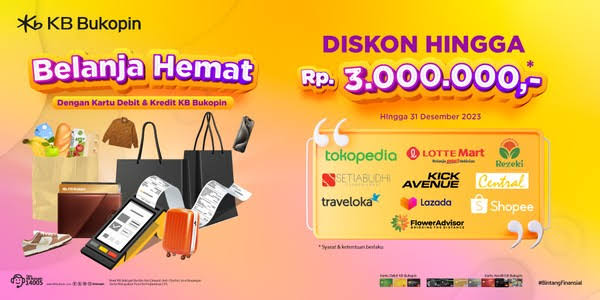 Tebar Promo Akhir Tahun, Ada Diskon Belanja Jutaan Rupiah Untuk Nasabah Bank KB Bukopin, Cek di Sini