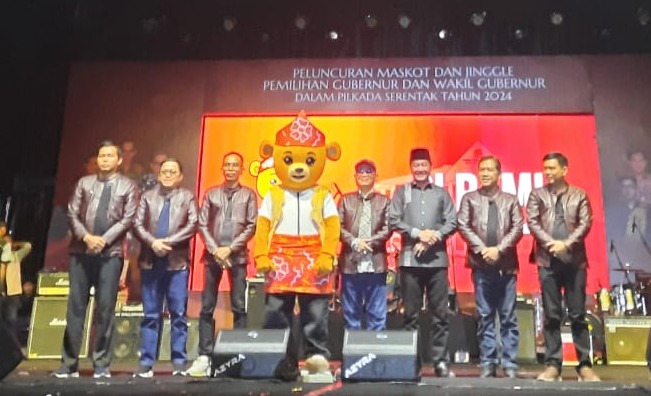 Dimeriahkan Band Jamrud, Sah! KPU Bengkulu Launching Maskot SI BEMI dan Jingle Pemilu 2024