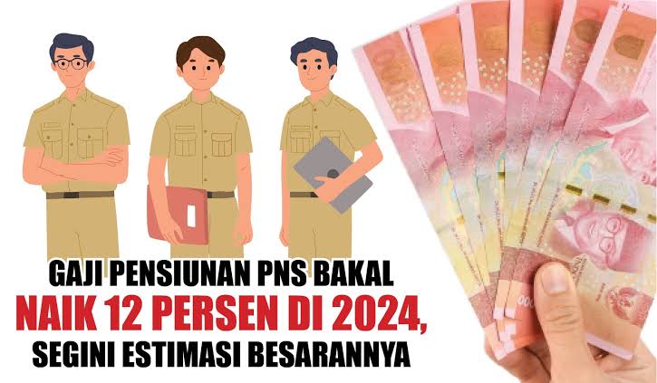 Tabel Kenaikan Gaji Pensiunan PNS 12 Persen Tahun 2024, Bandingkan dengan Gaji Sebelumnya