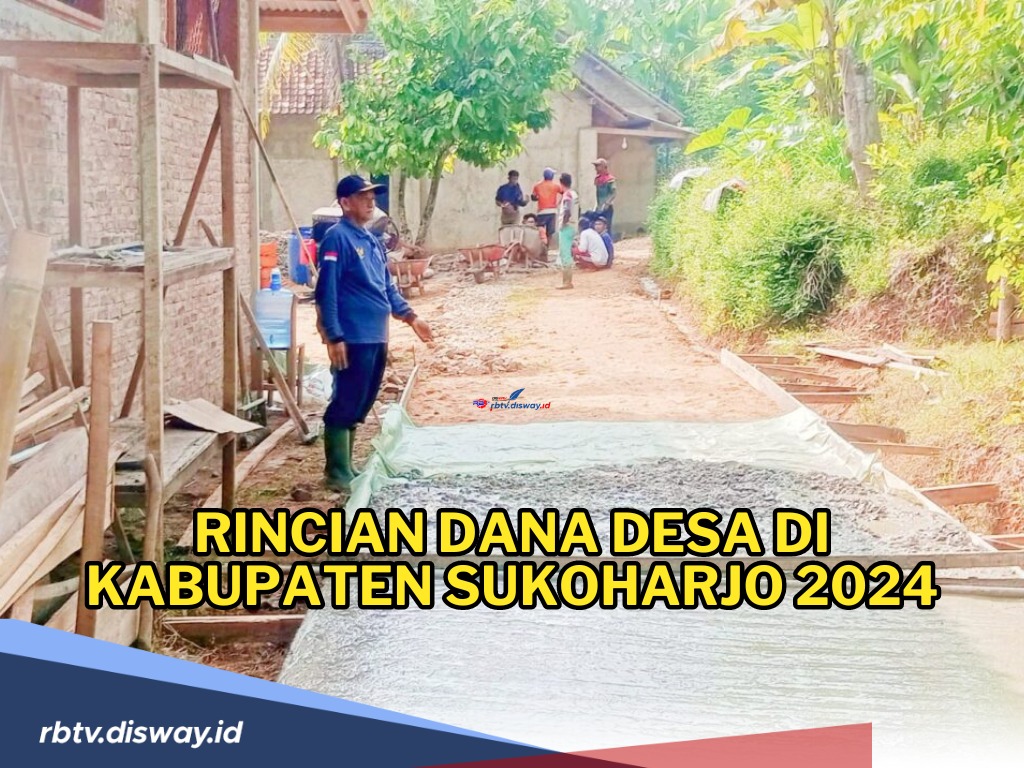 Rincian Lengkap Dana Desa 2024 Kabupaten Sukoharjo di Tiap 150 Desa, Mana Desa dengan Total Anggaran Terbesar