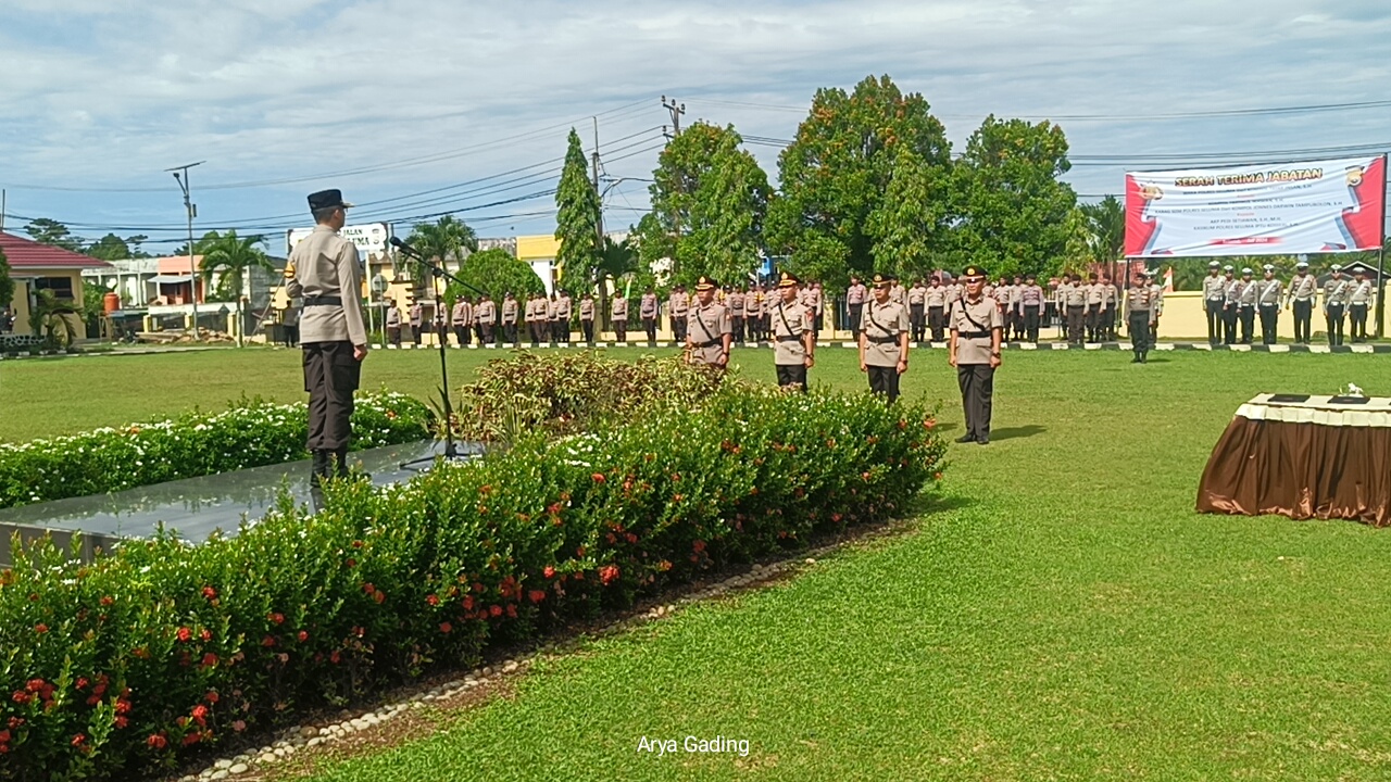 Kapolres Seluma Pimpin Sertijab Sejumlah PJU Polres Seluma yang Berganti