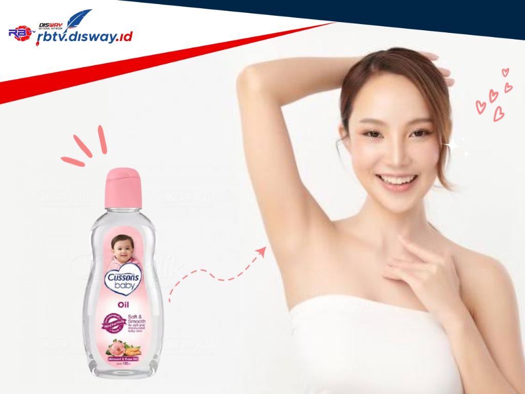 Tak Perlu Perawatan Mahal, Ini Cara Memutihkan Ketiak dengan Baby Oil, Dijamin Aman Tanpa Bahan Kimia