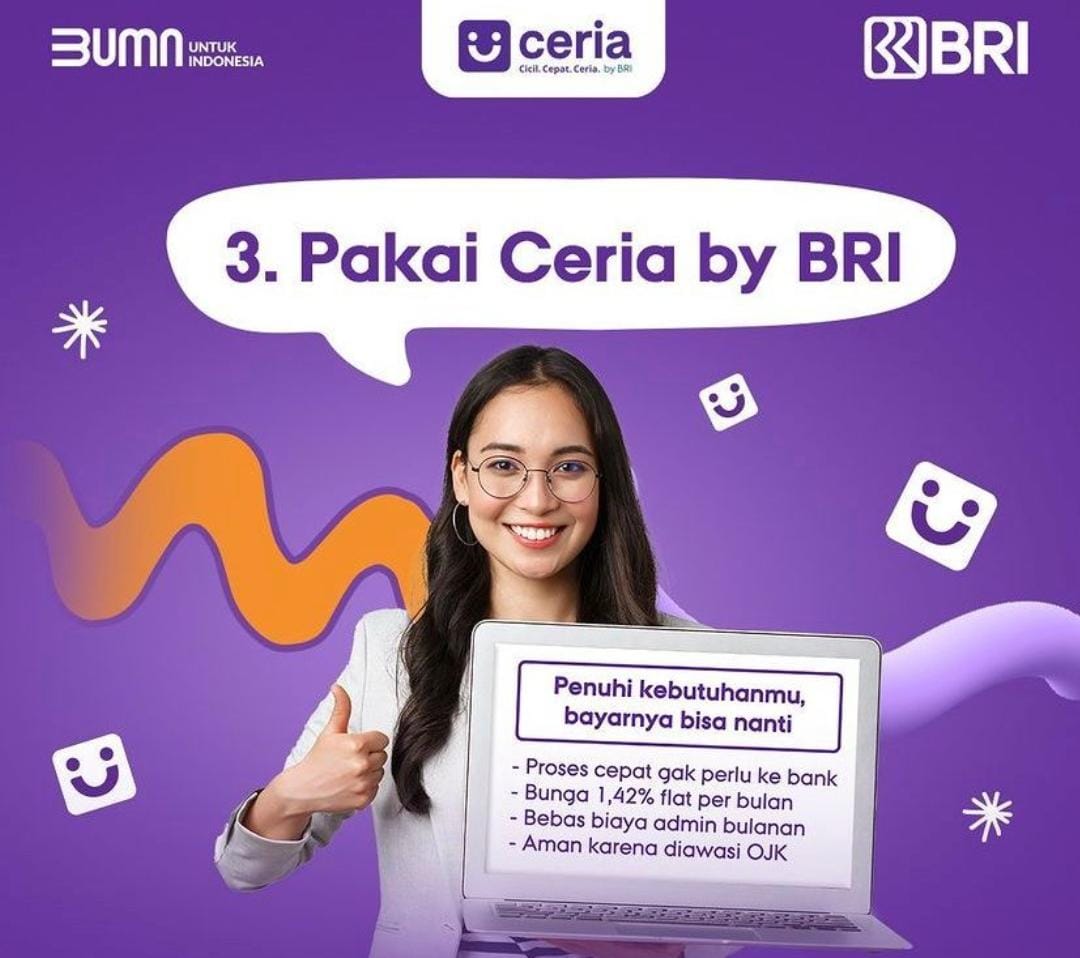 Cepat dan Tanpa Jaminan, Usia 21 Tahun Bisa Ajukan Pinjaman Online hingga Rp 20 Juta di BRI Ceria