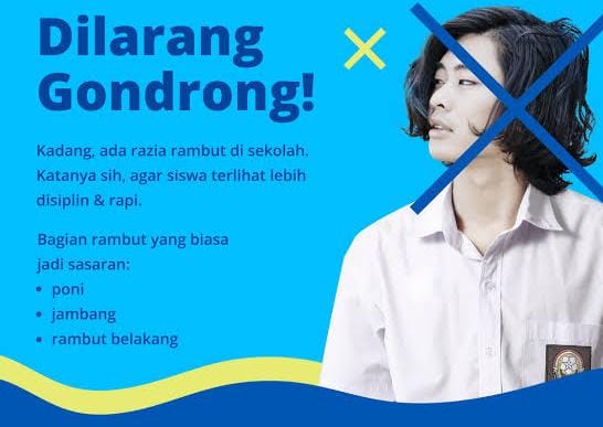 Siswa Wajib Tahu, Ternyata Ini 3 Alasan Rambut Gondrong Dilarang di Sekolah